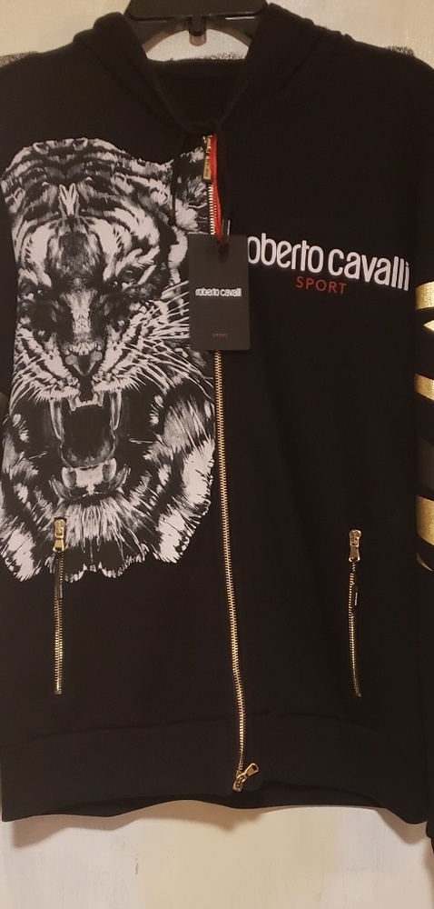 Roberto Cavalli sport tracksuit sweat jacket NWT